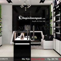 Thiết Kế cửa hàng mỹ phẩm, nước hoa - anh Long - Nha Trang